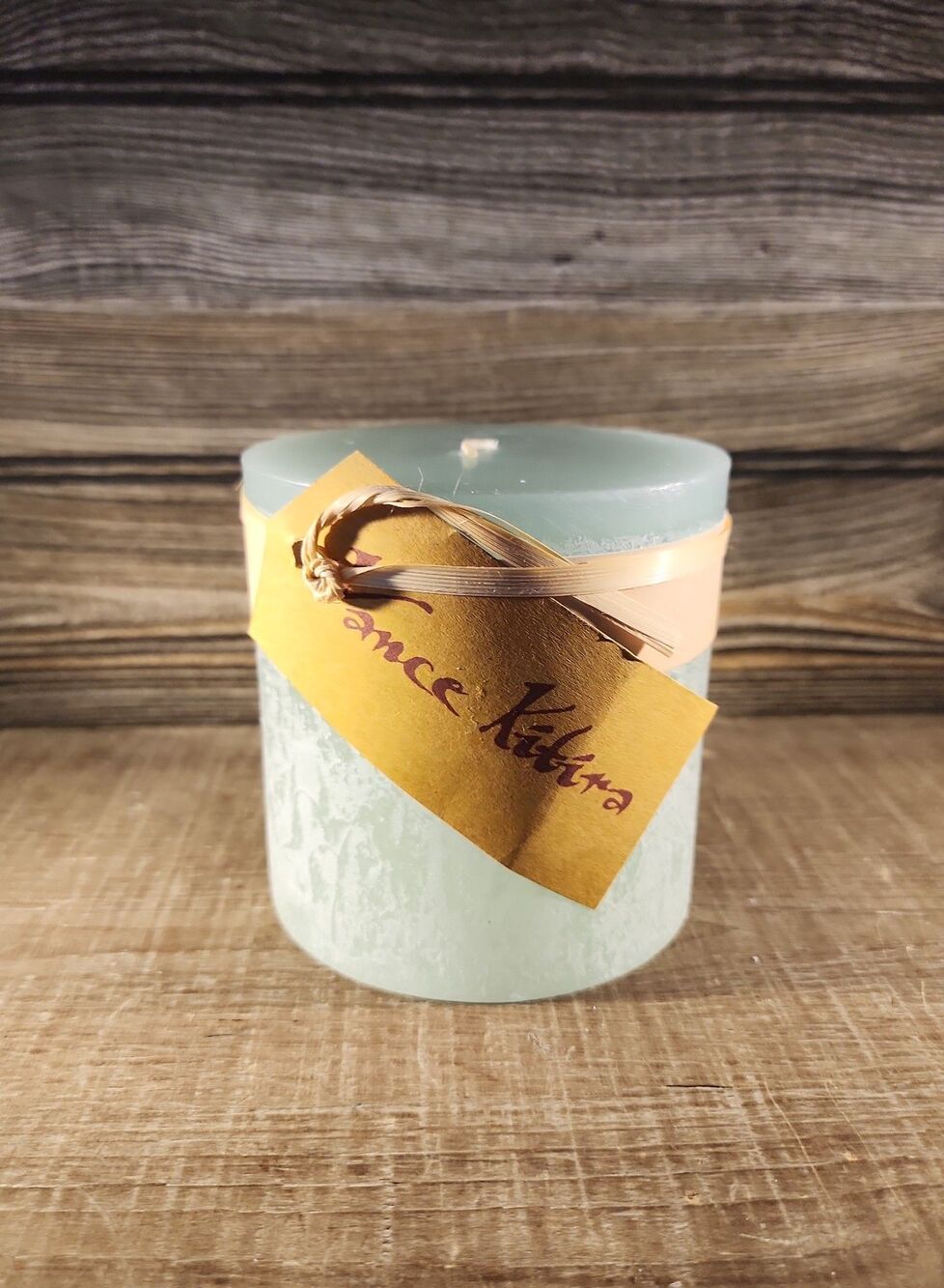 Vance Kitira Large Timber Pillar Candle